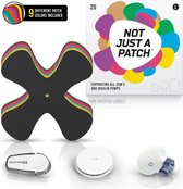Not Just a Patch- X-patch – Multicolor – 20 pack - For all CGM or Omnipod
