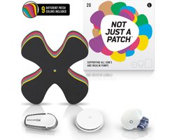 Not Just a Patch- X-patch – Multicolor – 20 pack - voor patchpomp of CGM-sensor - Optimale hechting