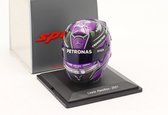 The 1:5 Diecast model of the Helmet W12 Mercedes M12 EQ Power Team AMG Petronas Motorsport Formula One of 2021.<br /><br />The driver was Lewis Hamilton.<br /><br />The manufacture