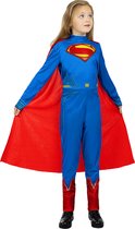 FUNIDELIA Supergirl-kostuum - Justice League - 7-9 jaar (134-146 cm)