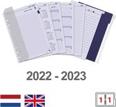 Kalpa 6301-23-24 A5 6 Ring Agenda Binder Vulling Jaardoos NL EN 2023-24