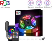 ColorRGB - Bluetooth RGB Led Strip - 5m - 5050 SMD Flexibel - DC 12V Adapter