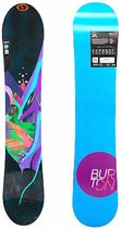 Burton Snowboard - Lux Flat Top - Baby Blue / Multi - Maat 139 - Dames