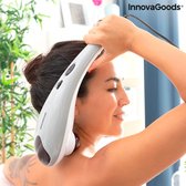 InnovaGoods Handmassage apparaat - Klopmassage - 3 Massage Opties & 3 Opzetstukken - Handmassage gun - Deep tissue & Triggerpoint