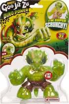 Heroes of Goo Jit Zu Dino Power Triceratops + Marvel Sticker | Superhelden Speelgoed Speelpop | Actiefiguur voor kinderen jongens meisjes | Squishies Squishy Stretch Twist | Goo Jit Zu Heroes