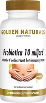 Golden Naturals Probiotica 10 miljard (30 veganistische maagsapresistente capsules)