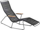 Click Sunrocker ligstoel - zwart