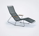Click Sunrocker ligstoel - donkergroen