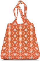 Reisenthel Mini Maxi Shopper Opvouwbare Boodschappentas - 15L - Star Orange