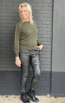 Dames broek-Leopard