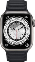 Apple Watch Series 7 - Edition - Titanium - GPS + Cellular - 45 mm - Midnight Leder Link Band