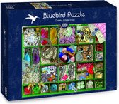 Green Collection collage puzzel 1000