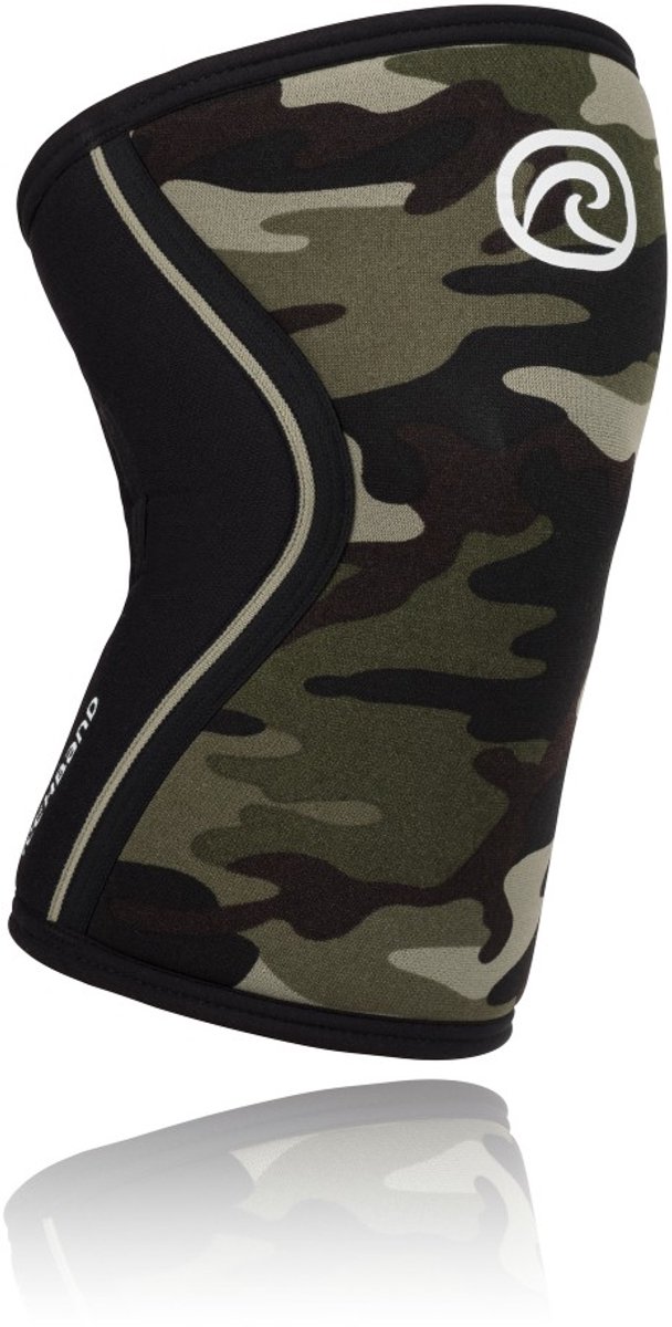 Rehband RX Kniebrace - 7 mm - Zwart/Camo - M