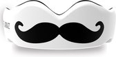 Safejawz Gebitsbeschermer Extro-Series Moustache Wit/Zwart Senior