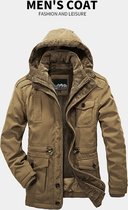 Casual Classic Winterjas - pluche voering - uitneembare binnenvoering- Maat M