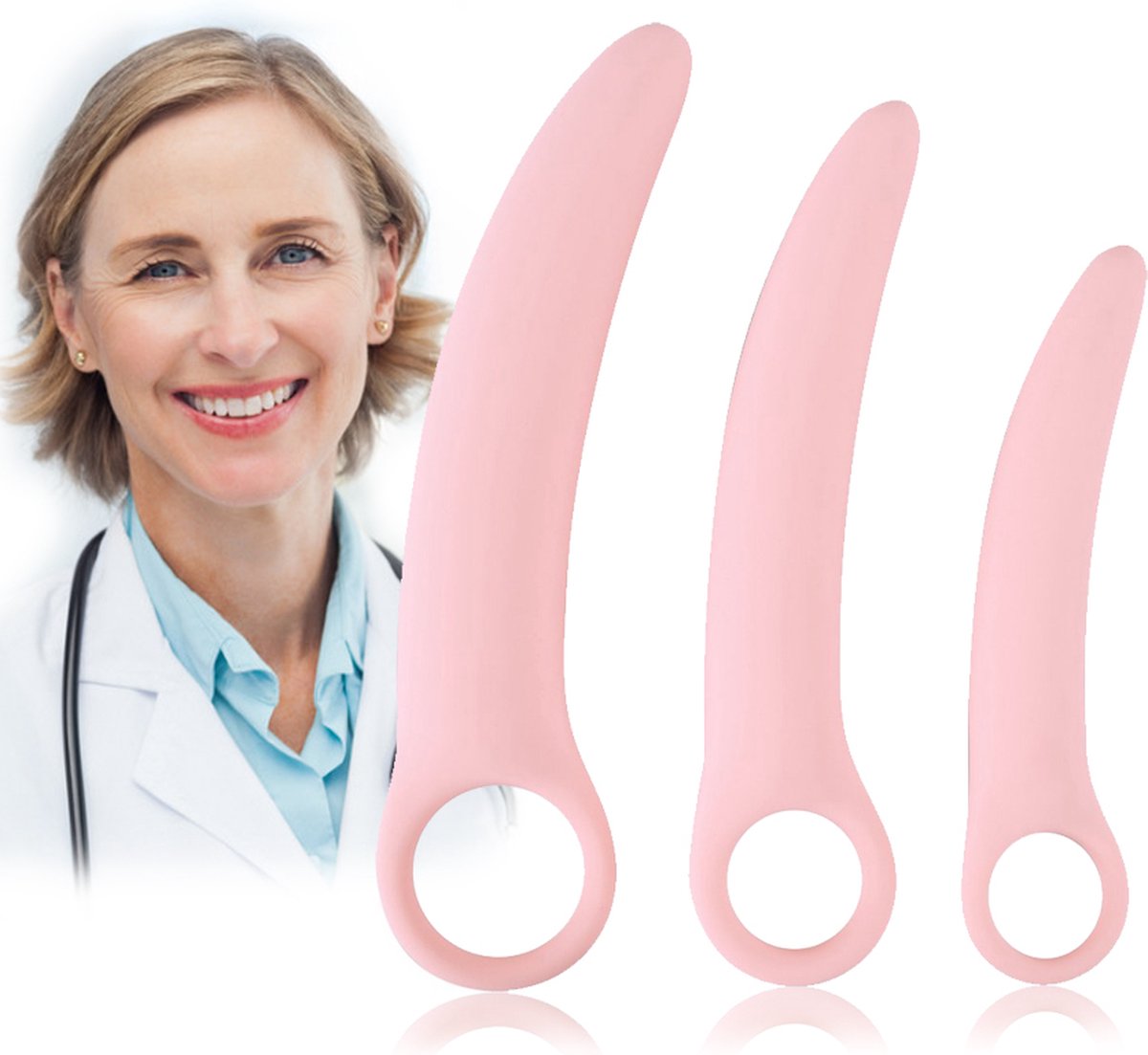 Goedkoopste Dilator Set voor vrouwen - Vagina Trainer - Vaginal Set - Voor Trainen Bekkenbodemspieren - Bij Vaginisme