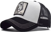 Trucker Pet met WOLF print -CAP- Unisex - One size