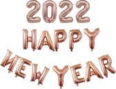 GBG New Year Letters Set - Nieuwjaars Decoratie – New Year - Feestversiering – Rose Goud - Feest - 40 CM