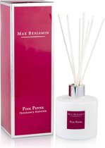 Max Benjamin - Classic Geurstokjes Pink Pepper - 150 ml - porseleinen potje