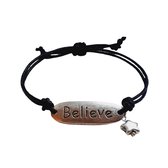 Kerstcadeau vrouw - Armband Believe - dames armband - armbanden vrouw - Armband dames – Hart armband - Cadeau voor Vrouw - Moeder - Sinterklaas - Kerst – Geschenk kerstmis – Armban