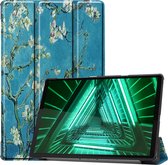 Lenovo Tab M10 FHD Plus Hoes Luxe Book Case Hoesje - Lenovo Tab M10 FHD Plus (2e gen) Hoes Cover (10,3 inch) - Bloesem