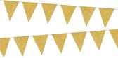 Folat Vlaggenlijn Glamour Glitter 6 Meter Papier Goud