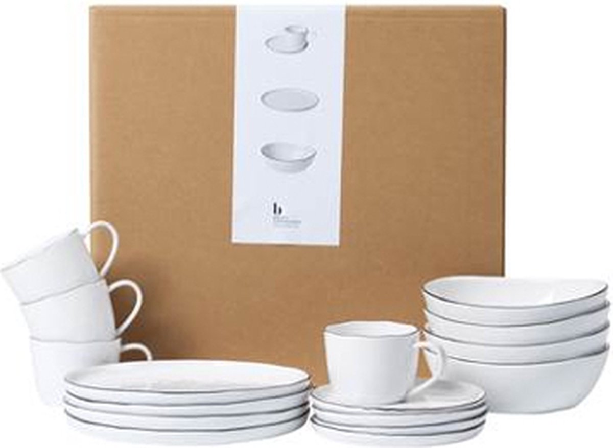Broste Copenhagen Nordic Salt ontbijtset 16-delig