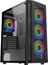 PC-behuizing - XIGMATEK - Master X ARGB - Behuizing zonder voeding - Medium tower - ATX-formaat - Zwart (EN46331)