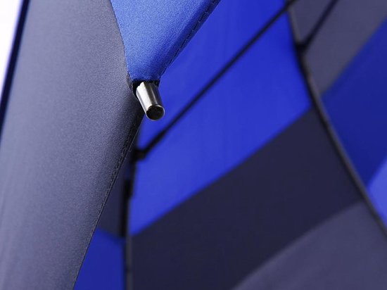 X-TRA SOLIDE ALPHA Mini Pois Zwarte Paraplu - 23 cm