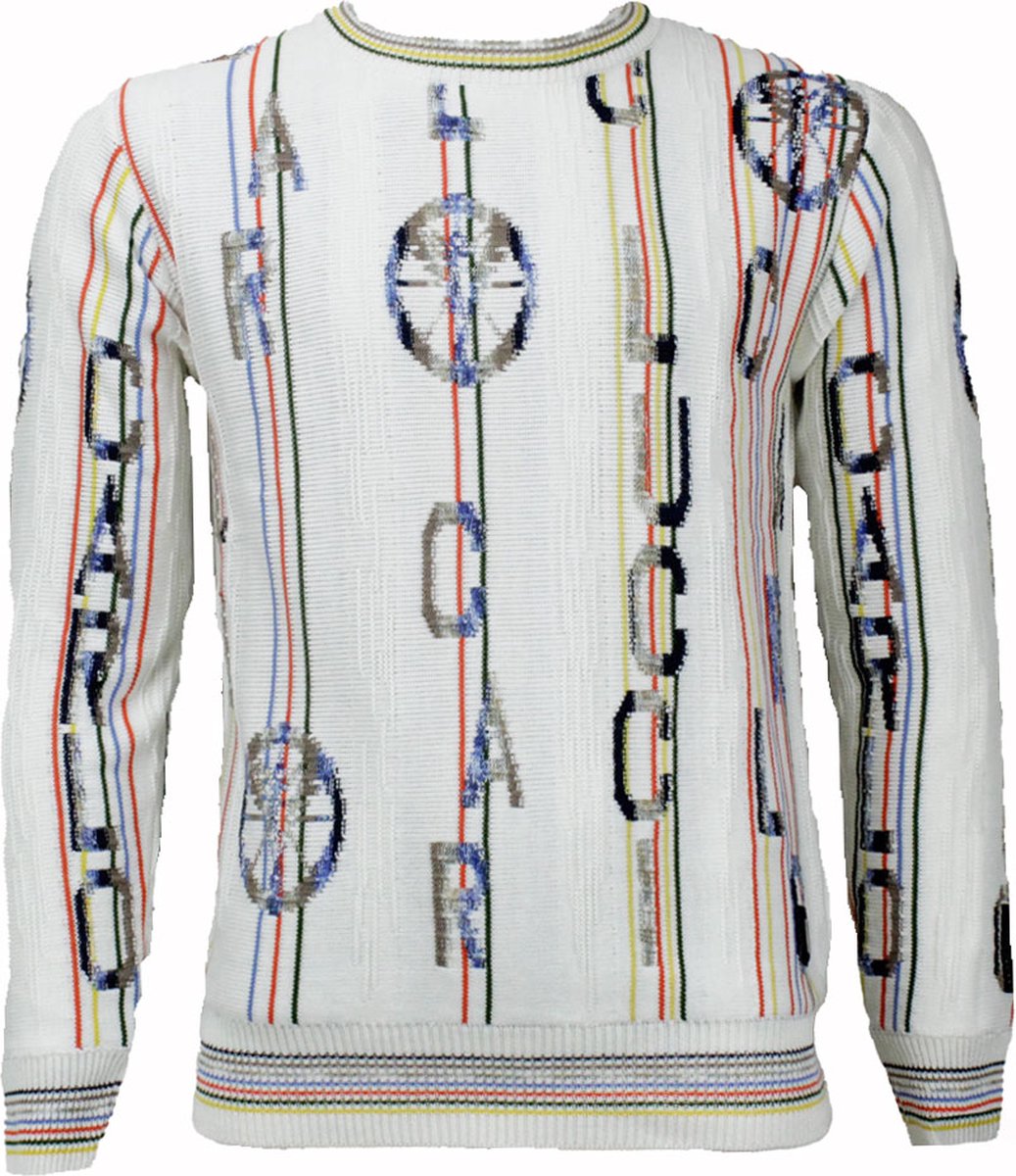 Carlo Colucci Sweater C9819 White - XXXL