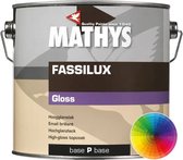 Mathys Fossilux BOUWVERFLAK RAL 9010 - Wit - 0.93 liter