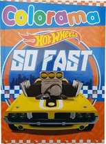 Hot Wheels "So Fast" Kleurboek +/- 48 kleurplaten | Sint-tip | Kerst-tip | Cadeau-tip