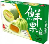 Hami Melon Mochi Daifuku| Japanse Taiwanese Mochi Tropische Fruit Dessert Rice Cake Dango Rijstcake Kleefrijstcake