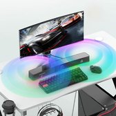 BlitzWolf® Gaming Speaker - Soundbar voor Laptop en PC - Computer Speakers - Hoogwaardig geluid - USB - LED RGB - Sterke Bas - Gaming Geluid Set-Up - Zwart