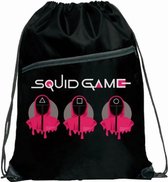 Squid game - gymtas - rugzak - zwemtas - 45cm - met rits voorvak