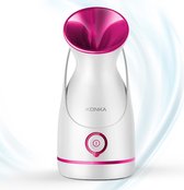 KONKA® Gezichtsstomer - Gezichtssauna - Facial - Face steamer - Voor verkoudheid en Acne - Luxe Gezichtsstomer - 100ml - Roze/Wit