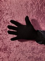 Zwarte Handschoenen met Fleece - Warme Handschoenen - Winter Handschoenen - Kleur Zwart - Maat S M