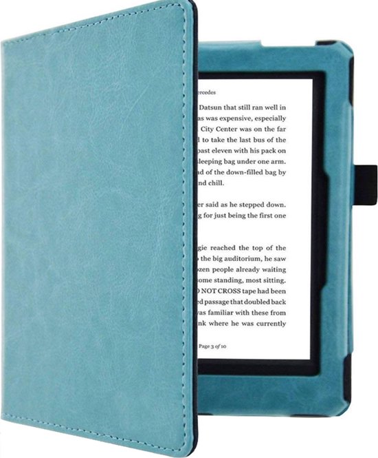 Technow Sleepcover - Hoesje geschikt voor Kobo Nia Hoes - Turquoise — afbeelding 2