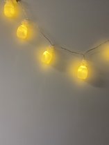 Lichtsnoer Ananas met LED - 150 cm - Wit - Warm witte verlichting - Decoratieve verlichting