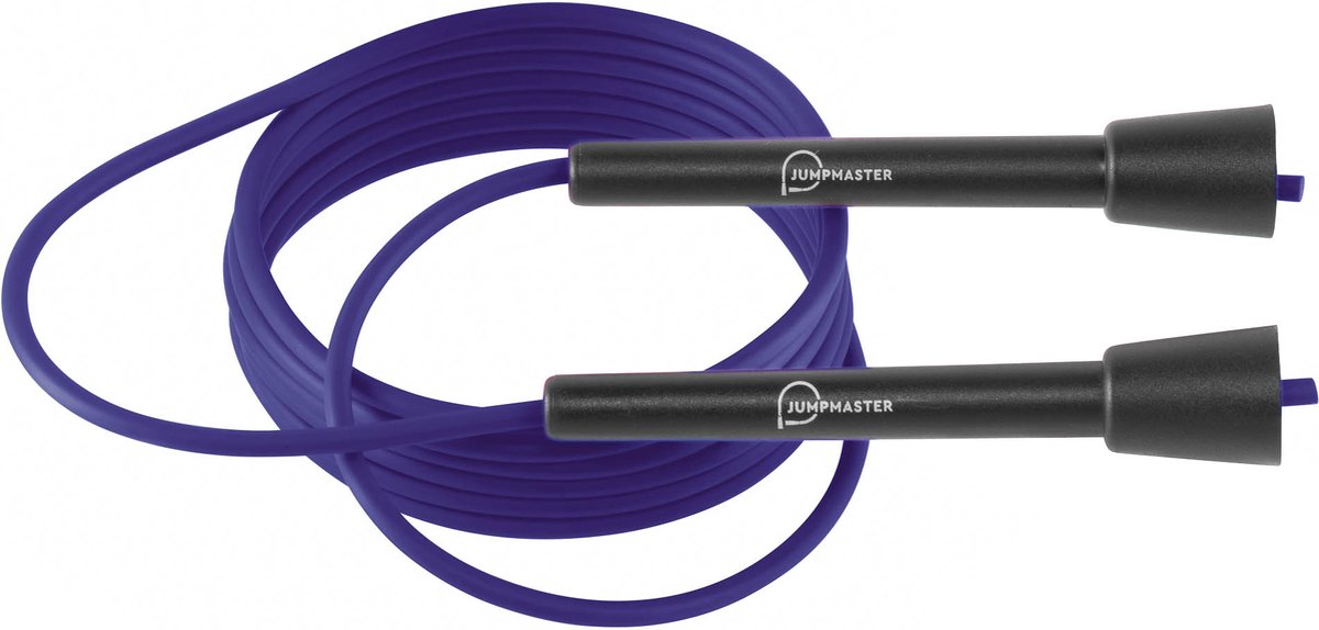 Jumpmaster Speed Rope Floyd - springtouw (black & purple) 305cm/⌀5mm/100gr - jump rope