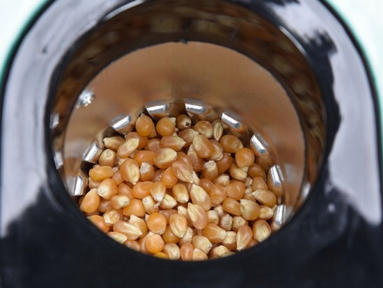 Lund klassieke popcorn maker / machine werkt op hete lucht en is vetvrij - popcorn klaar in 3 minuten 1200W 68260 groen