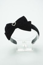 Fluweel luxe haarband – Zwart fluweel – Luxe haarband – Luxe accessoire - Haarstrik - Bows and Flowers