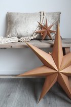 Papieren Kerstster Nude-Gold L