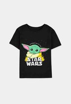 Disney Star Wars Kinder Tshirt -Kids 86- Grogu Zwart