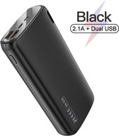 KUULAA Powerbank - Draagbare Oplader - 2 USB Ports - 20.000 mAh - CE gecertificeerd - Zwart