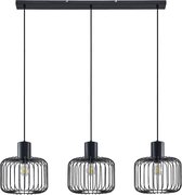 Lindby - hanglamp - 3 lichts - ijzer - H: 20 cm - E27 - mat