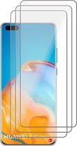 P40 Pro Screenprotector - Beschermglas Huawei P40 Pro Screen Protector Glas - 3 stuks