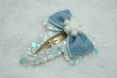 Frozen klik–klak clip  – Elsa Frozen  – 6 cm – Luxe accessoire  - Klik-Klak clip - Bows and Flowers