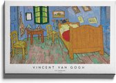 Walljar - Vincent van Gogh - De Slaapkamer - Muurdecoratie - Canvas schilderij