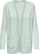 Only Vest Onllesly L/s Open Cardigan Knt Noos 15174274 Surf Spray/w. Melange Dames Maat - L